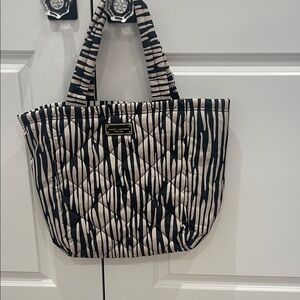Marc Jacobs Black and Cream Patterned Tote NWT